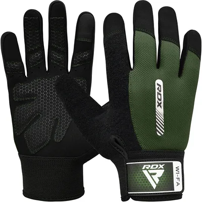 RDX Ракавици за теретана W1 FULL за качање тегови (GYM WEIGHT LIFTING GLOVES W1 FULL) 23