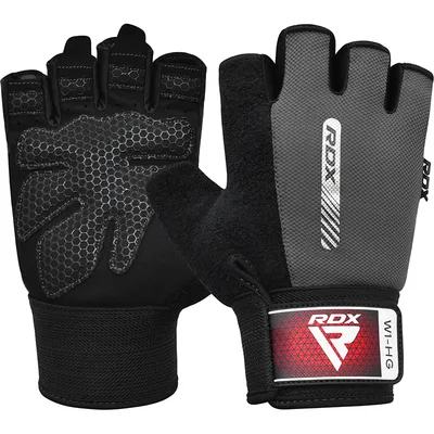 RDX Ракавици за теретана W1 Полу прсти (GYM WEIGHT LIFTING GLOVES W1 HALF) 4