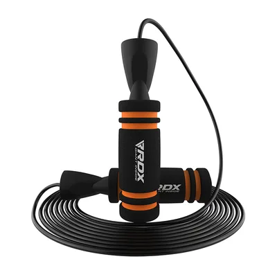 RDX Скачувачка врвца со тежина X2 Портокалова - 10.3 стапки (SKIPPING ROPE WITH WEIGHT X2 ORANGE-10.3FT)
