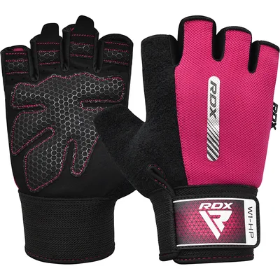 RDX Ракавици за теретана W1 Полу прсти (GYM WEIGHT LIFTING GLOVES W1 HALF) 3