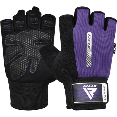 RDX Ракавици за теретана W1 Полу прсти (GYM WEIGHT LIFTING GLOVES W1 HALF) 2