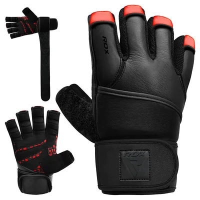 RDX Ракавици за теретана Микро Црвено/Црно Плус (GYM GLOVE MICRO RED/BLACK PLUS) 3