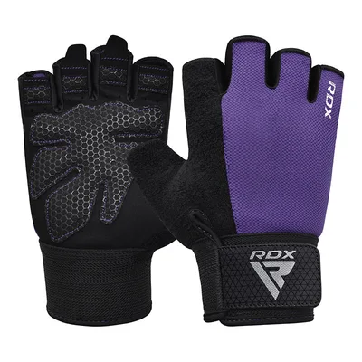RDX Ракавици за теретана W1 Полу прсти (GYM WEIGHT LIFTING GLOVES W1 HALF) 17