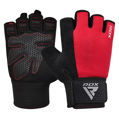 RDX Ракавици за теретана W1 Полу прсти (GYM WEIGHT LIFTING GLOVES W1 HALF) 18